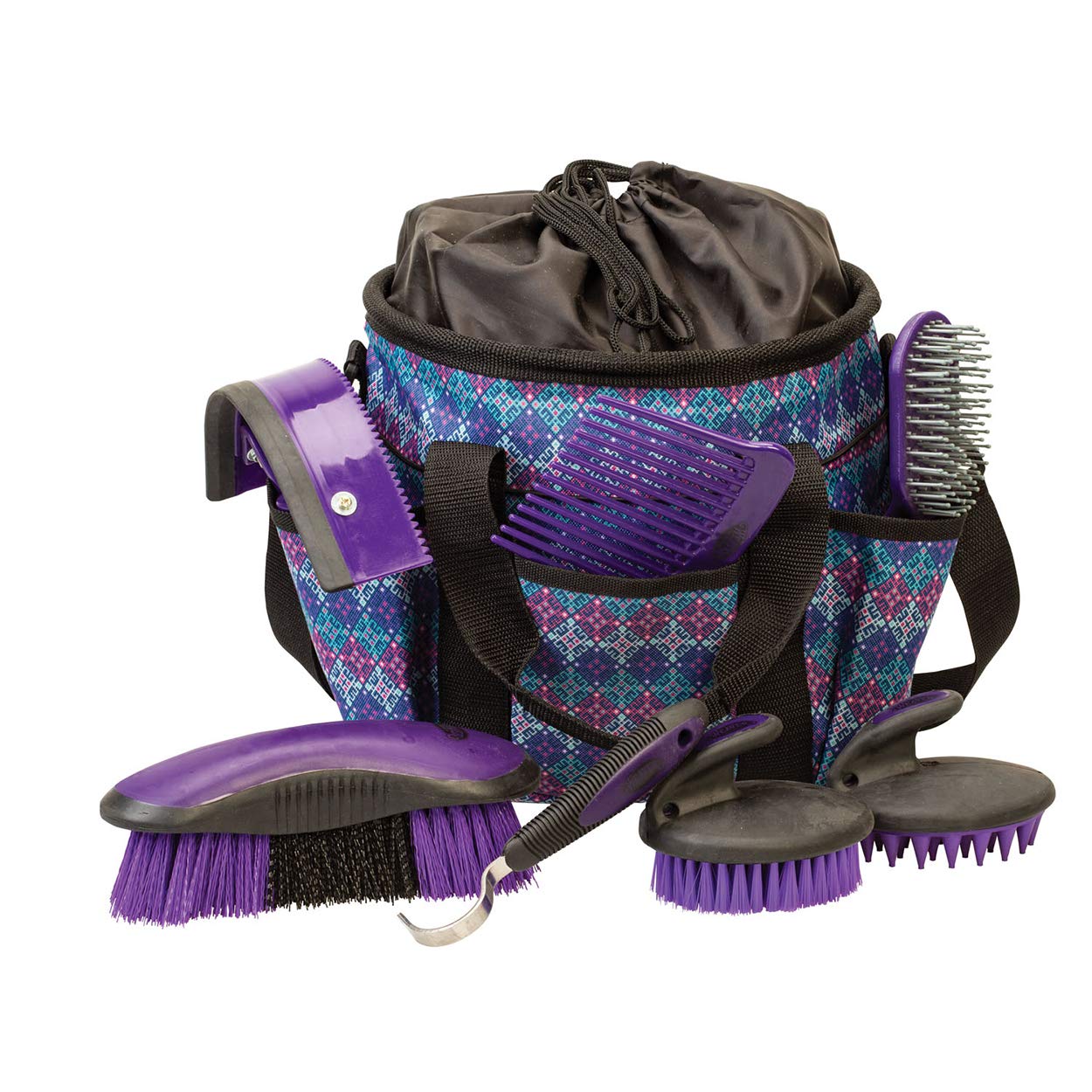 Grooming Kit - Weaver Equine Paardenverzorgingsset, 7-delige paardenborstelset met
