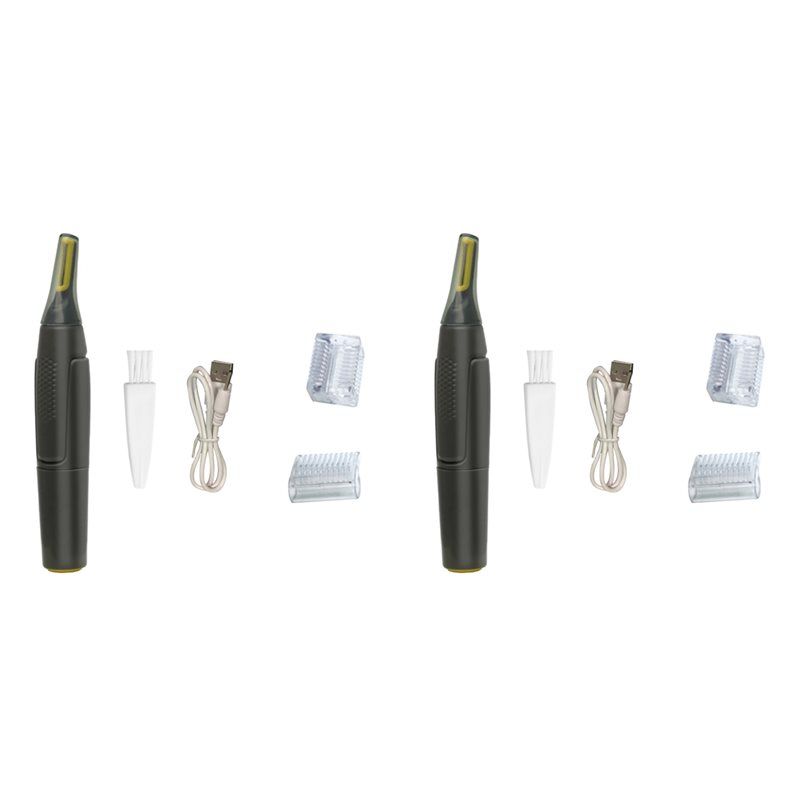 Nose Trimmer - 【PASSIONE】2X elektrische neushaartrimmer voor mannen Draagbare