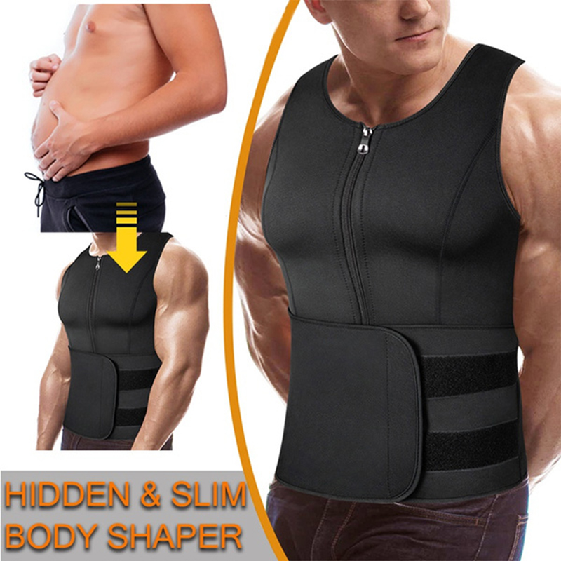 Mannen Neopreen Sauna Rits Tai - Body Trimmer recensie en prijs