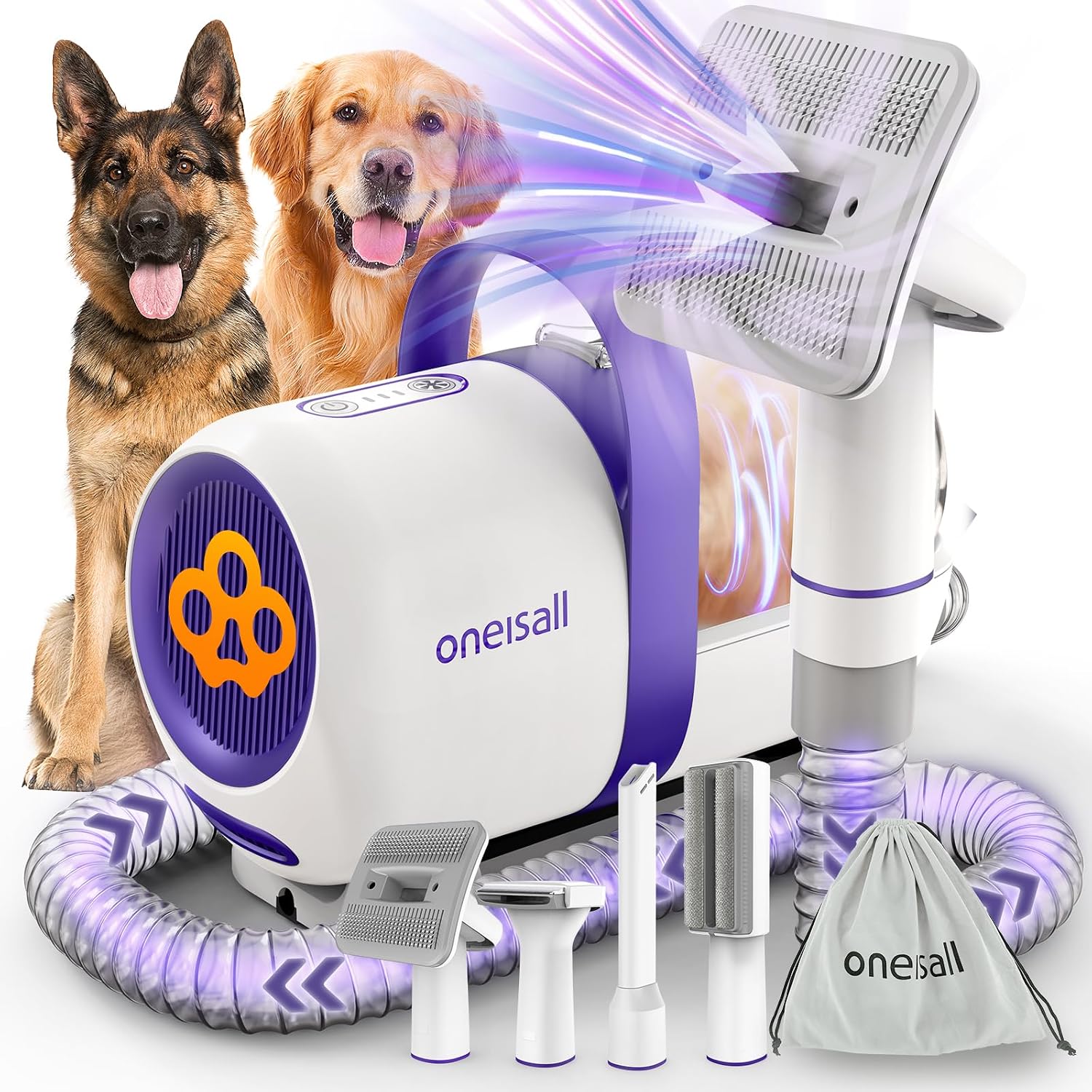 oneisall Hondenhaarstofzuiger  - Grooming Kit recensie en prijs