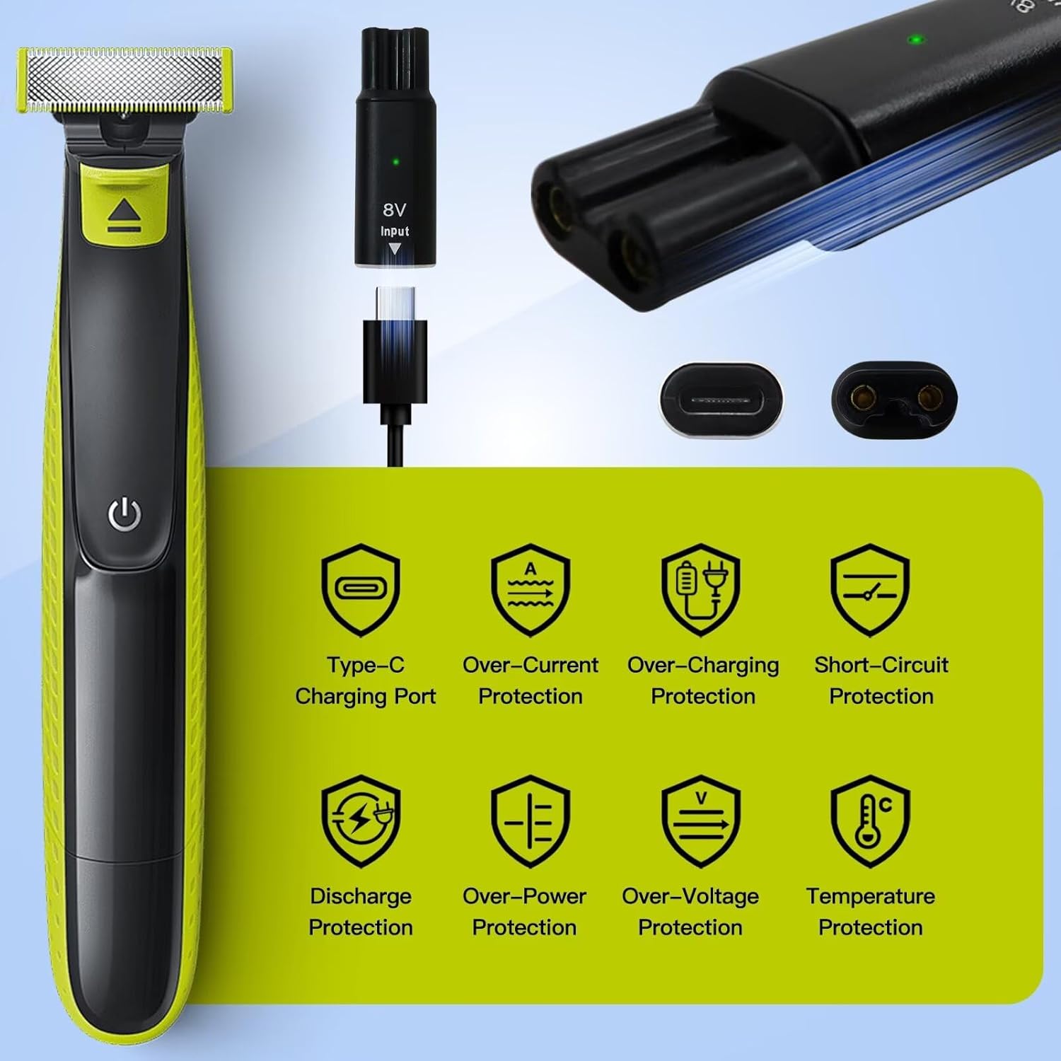 8V HQ850 Type-C Scheerapparaat - Electric Razor recensie en prijs